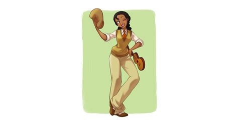 Tiana In Prince Naveen S Clothing Disney Princesses Dressed As