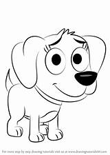 Pound Puppies Draw Poopsie Step Drawing sketch template