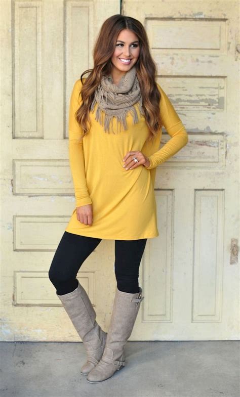 Awesome 42 Tunic And Leggings To Look Cool Leggings Lookcool Tunic