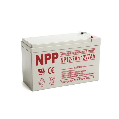 Npp 12v 7 Amp 12 Volt 7ah Rechargeable Sealed Lead Acid Battery