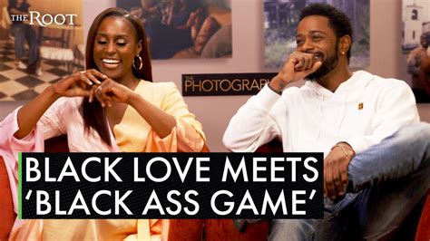 issa rae lakeith stanfield and the photograph cast play black ass game