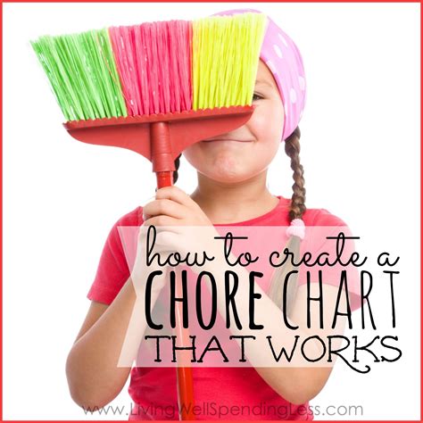 create  chore chart  works living  spending