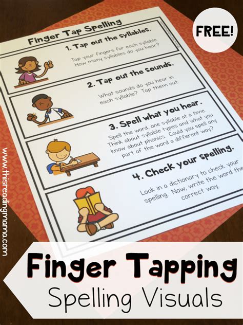 finger tap spelling  reading mama wilson reading program