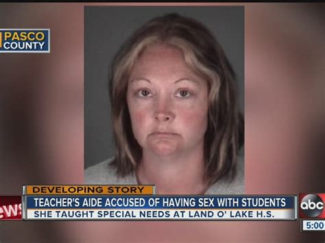 Pasco Teacher S Aid Arrested For Having Sex With Two Teen