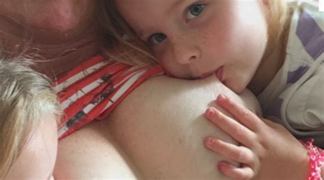 Mum Opens Up About Breastfeeding Five Year Old Triplets