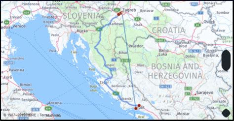 drive distance  split croatia hrvatska  zagreb croatia hrvatska google maps