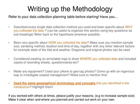 write methodology  research paper