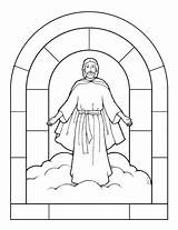 Coloring Kids Catholic Pages Transfiguration Jesus Lord Sheets Printable Colouring Colour Popular Coloringhome Christ sketch template