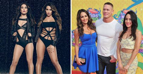wwe superstars the bella twins get raw and real with john cena and