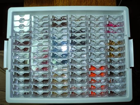 cps fly fishing  fly tying bead storage