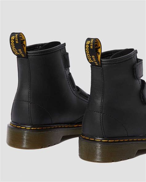 strap junior leather ankle boots dr martens