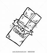 Bars Coloring Chocolate Bar Candy Stock Designlooter Doodles Vector Pages Shutterstock 21kb 470px sketch template