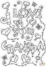 Grandpa Coloring Pages Grandma Printable Happy Birthday Grandad Fathers Color Grandparents Father Sheets Book Print Supercoloring Drawing Grandparent Getcolorings National sketch template