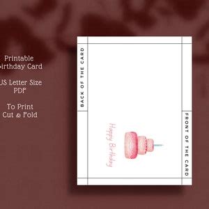 printable birthday printable card digital card printable birthday