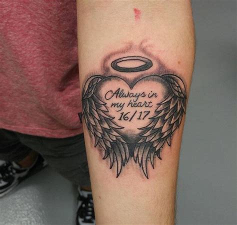 men angel wing tattoos designs  arm  shoulder
