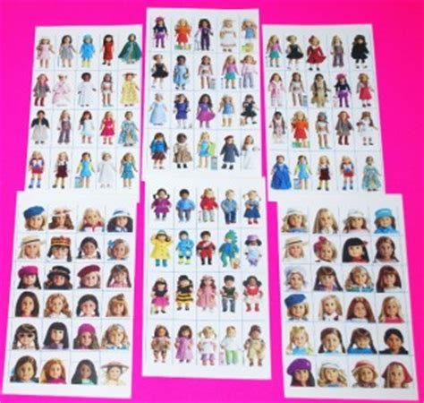 american girl doll  stickers party favors decoration jess kit