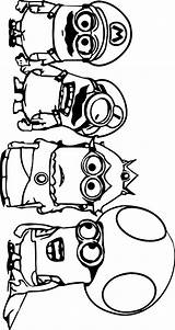 Minions Funny Pages Coloring Printable Categories sketch template