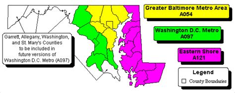 Maryland State And Regional Zip Code Wall Maps