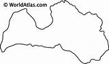 Latvia Country Geography Baltic Worldatlas sketch template