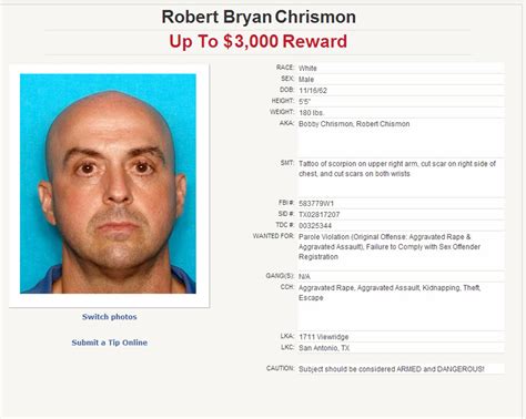 New Face Added To Texas Most Wanted Sex Offenders List