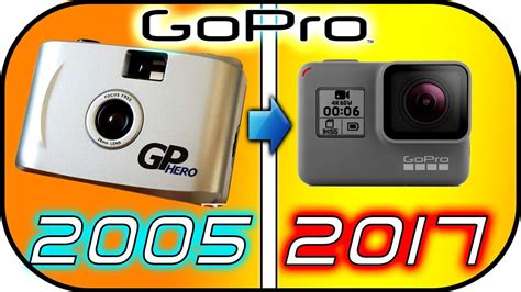 evolution  gopro action cameras   gopro mm gopro hero