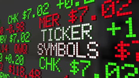 ticker symbols companies prices stock market listings   animation motion background storyblocks