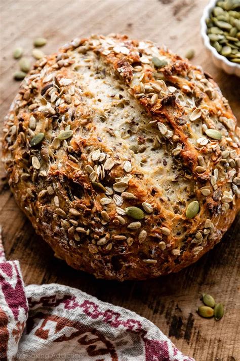 seeded oat bread  kneading sallys baking addiction