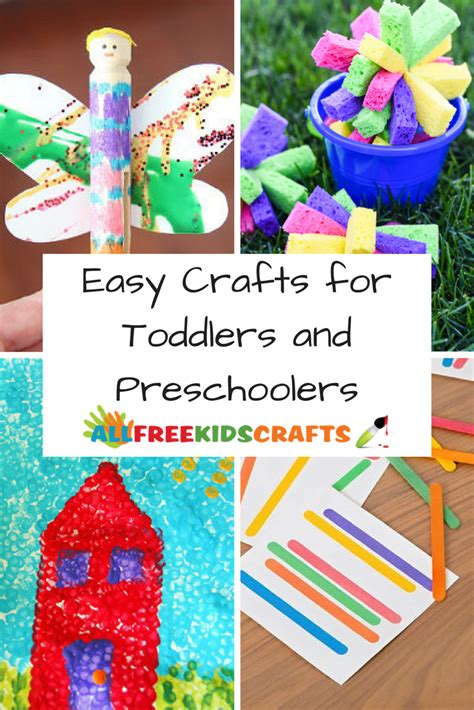 easy crafts  toddlers  preschoolers allfreekidscraftscom