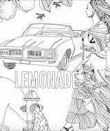 Beyonce Lemonade Weiner sketch template