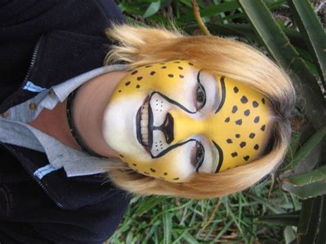 facepaint cheetah  deziir  deviantart face painting wild animal park cheetah