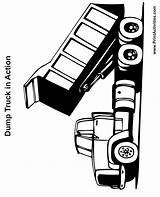 Truck Dump Coloring Pages Trucks Clipart Kids Army Cliparts Library Clip Printactivities Printable Lifted Dots Print sketch template