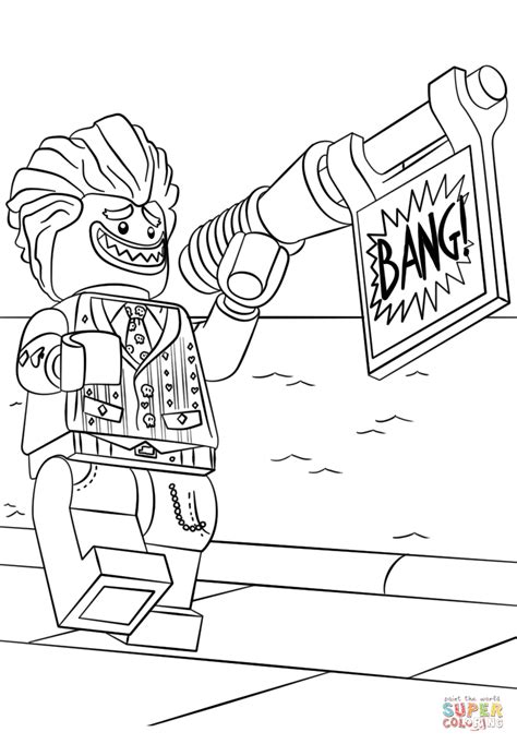 lego  joker coloring page  printable coloring pages