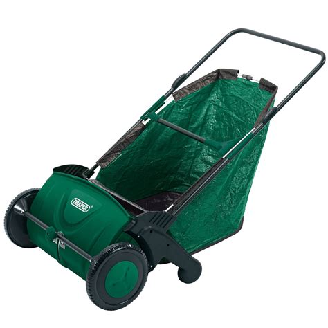 draper  manual push rolling gardenleafgrasslawn sweepercollector  ebay