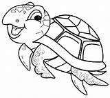 Turtle Sea Coloring Pages Color Drawing Cartoon Nemo Kids Creatures Deep Yertle Finding Coloring4free Colouring Getdrawings Cute Drawings Paintingvalley Clipart sketch template