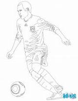Coloring Players Alves sketch template