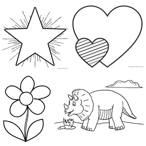 easy coloring pages  kids  toddler  coloringfolder  easy