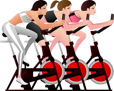 Exercise Bike Illustrations Royalty Free Vector Graphics And Clip Art