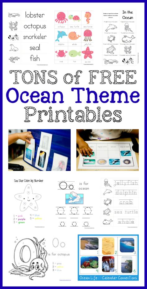 ocean theme printables