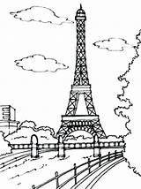 Eiffel Coloring Tower Pages French Printable Paris Drawing France Simple Outline Kids Print Color Sheets Eifel Getdrawings Colorings Beautiful Drawings sketch template