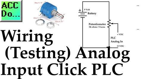 wiring testing analog plc input click youtube