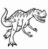 Dinosaur Coloring Pages Print Tags sketch template