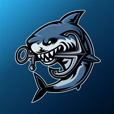 shark logo vector art icons  graphics