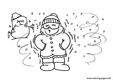 cold  winter  coloring pages printable