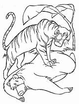 Coloring Pages Disney Junglebook Colouring Coloringpages1001 sketch template