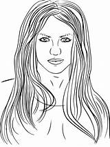 Britney Spears Dessus Coloriages sketch template