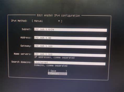 ubuntu linux server subnet    cidr form tech  admin