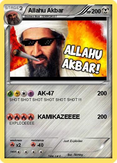 Pokémon Allahu Akbar 20 20 Ak 47 My Pokemon Card