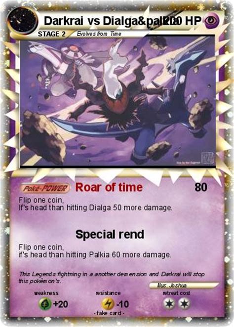 Pokémon Darkrai Vs Dialga Palkia Roar Of Time My