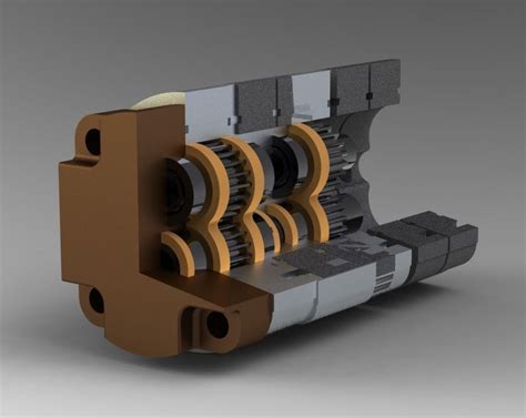 assembly gearbox   model cgtrader