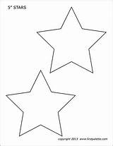 Stars Star Printable Template Cut Templates Coloring Crafts Firstpalette Inch Printables Kids Pages Stencil Shape Color Stencils Sizes Ornament Collection sketch template